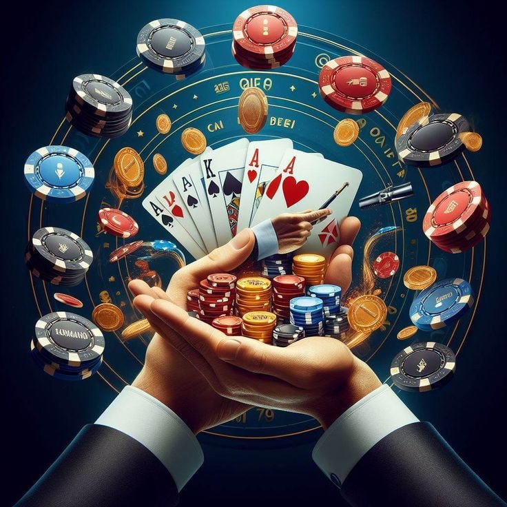 Halaman lobby game dengan pilihan permainan slot dan live casino